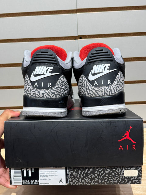 Jordan 3 Retro Black Cement (2018) Sz 11.5
