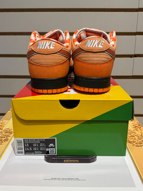 Nike SB Dunk Low Concepts Orange Lobster (Special Box) Sz 13