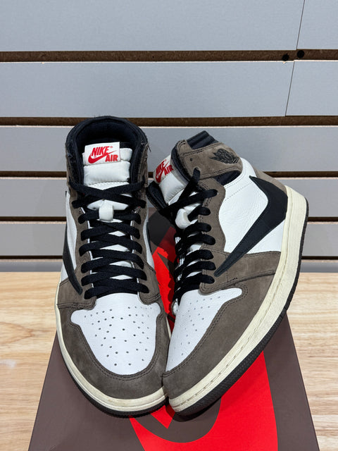 Jordan 1 Retro High OG SP Travis Scott Mocha Sz 11