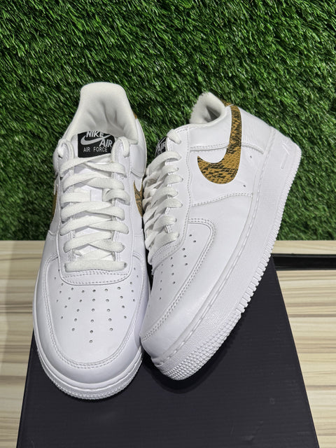 Nike Air Force 1 Low Retro Ivory Snake Sz 9M