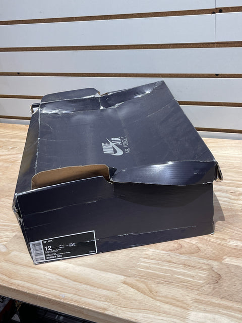 Nike SF Air Force 1 High Triple Black Sz 12
