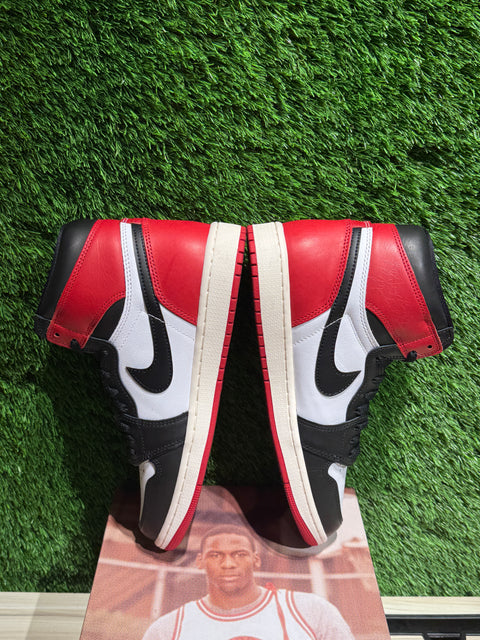 Jordan 1 Retro High OG Black Toe Reimagined Sz 9.5