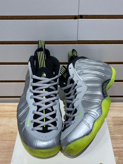 Nike Air Foamposite One Silver Volt Camo Sz 11