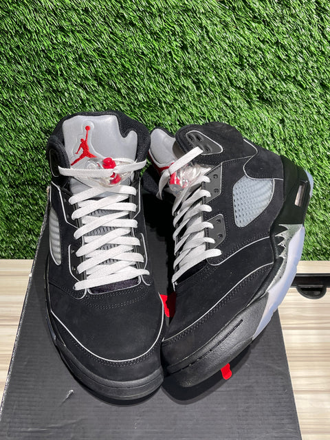 Jordan 5 Retro OG Black Metallic Reimagined Sz 11M