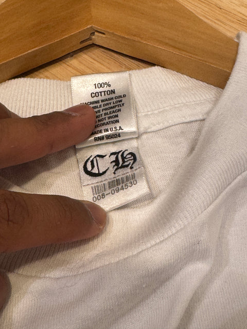 Chrome Hearts FU Spellout Script Tee Sz S