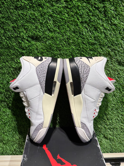 Jordan 3 Retro White Cement Reimagined Sz 9