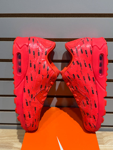 Nike Air Max 90 Just Do It Pack Bright Crimson Sz 12