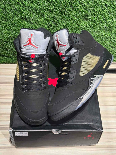 Jordan 5 Retro Black Metallic (2016) Sz 12M