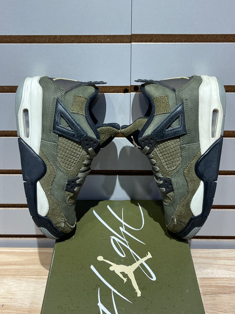 Jordan 4 Retro SE Craft Medium Olive (GS) Sz 4.5Y