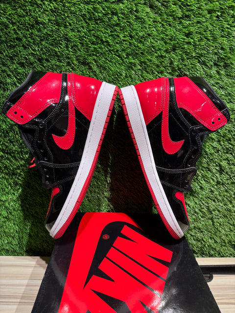 Jordan 1 Retro High OG Patent Bred Sz 8