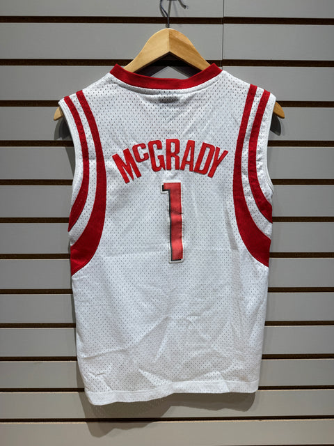 Vintage 2000s Kids Reebok Houston Rockets Tracy McGrady #1 Jersey Sz M