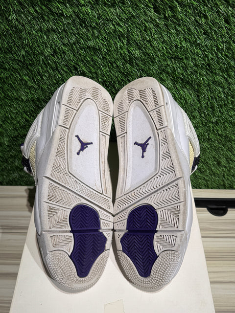 Jordan 4 Retro Metallic Purple Sz 9.5