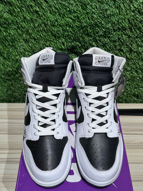 Nike SB Dunk High Supreme By Any Means Black Sz 9.5M