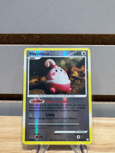 Happiny #52/123 - Pokemon Mysterious Treasures (MT)(Reverse Holofoil)