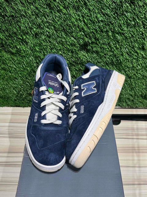 New Balance 550 Natural Indigo Suede Sz 8M