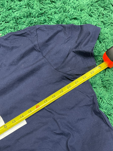Polo Ralph lauren Navy Shirt With White RL Logo Graphic