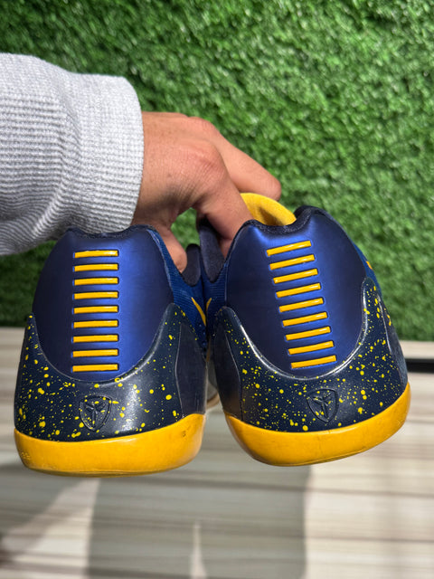 Nike Kobe 9 EM Gym Blue University Gold Sz 8.5