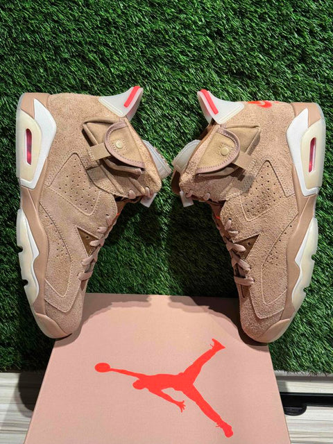 Jordan 6 Retro Travis Scott British Khaki Sz 8.5M