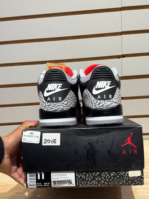 Jordan 3 Retro Black Cement (2018) Sz 11