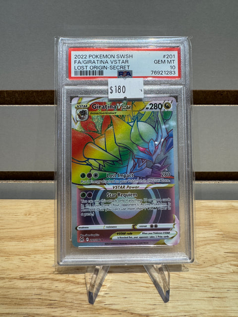 Pokémon Giratina VSTAR (201) (Secret) - SWSH11: Lost Origin (SWSH11) #201 PSA 10