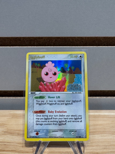 Igglybuff #21 Pokemon Crystal Guardians (Reverse Holofoil)(Stamped)