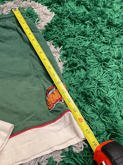 Seattle Sonics Jump Ball Club Green Shorts