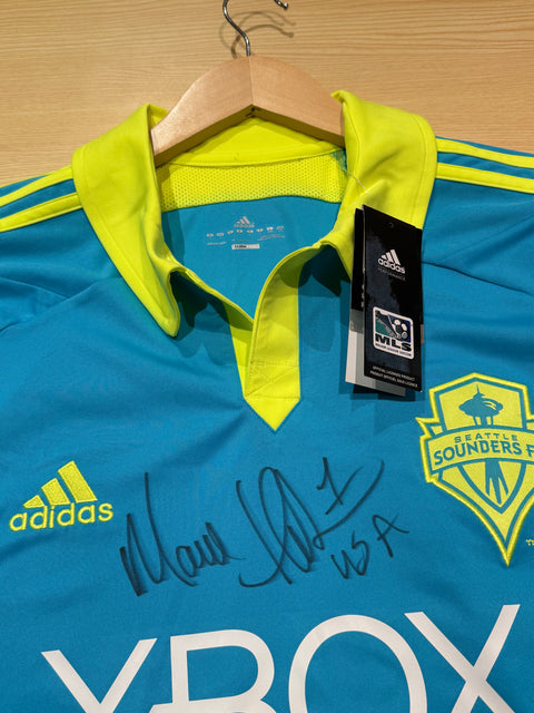NWT Signed Adidas Alternate Sounders Jersey Sz L