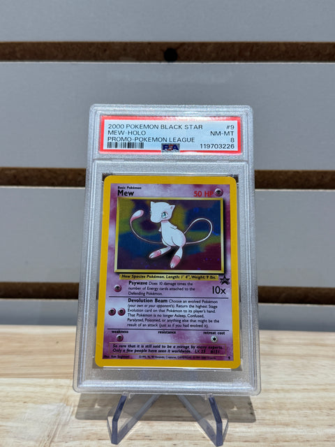Pokémon Mew (9) - WoTC Promo (PR) PSA 8