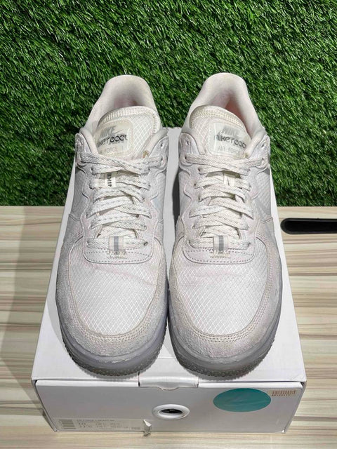 Nike Air Force 1 React White Light Bone Sz 10M
