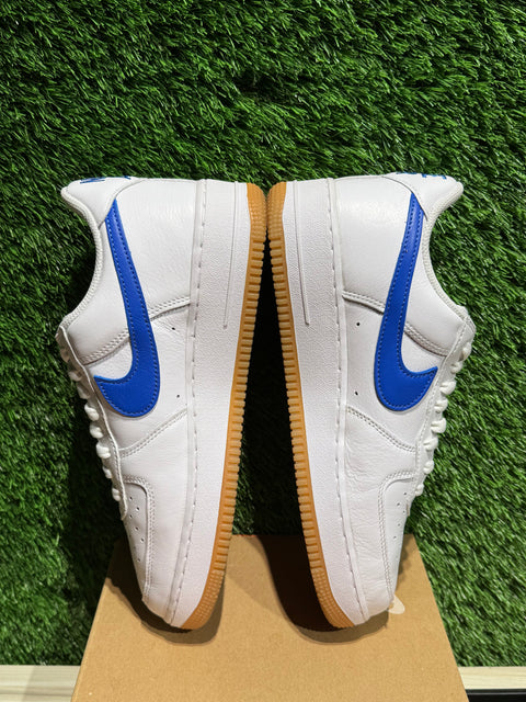 Nike Air Force 1 '07 Low Color of the Month Varsity Royal Gum Sz 9M