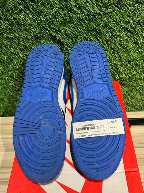 Jordan 1 Low SE Alternate Royal Toe (GS) Sz 7Y