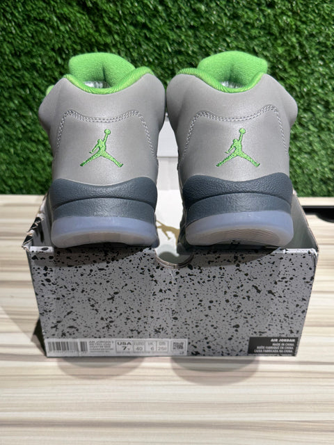 Jordan 5 Retro Green Bean (2022) (GS) Sz 7Y