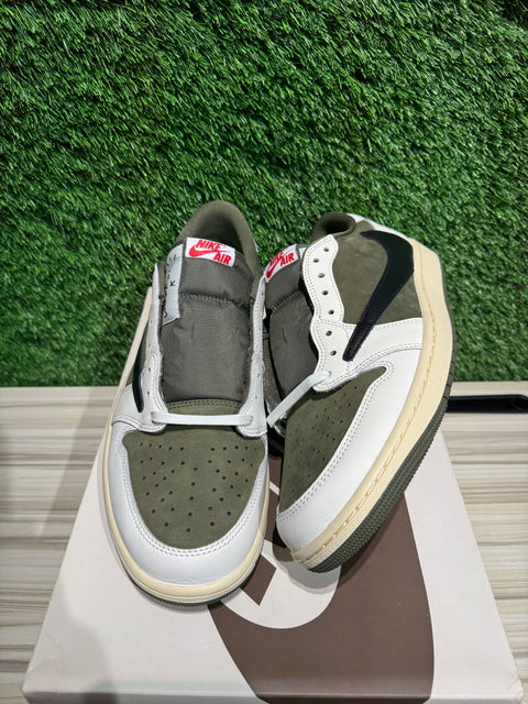 Jordan 1 Retro Low OG SP Travis Scott Medium Olive Sz 12.5