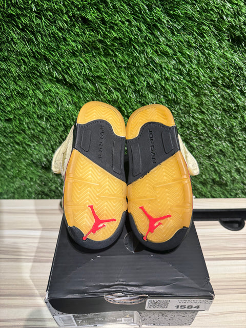 Jordan 5 Retro Off-White Sail (TD) Sz 7c