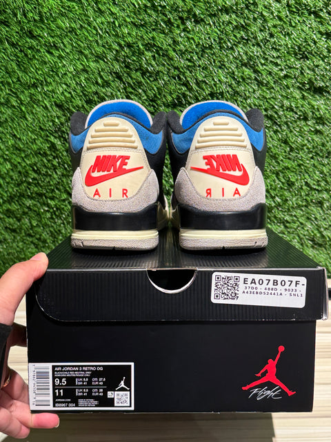 Jordan 3 Retro OG Rare Air Sz 9.5