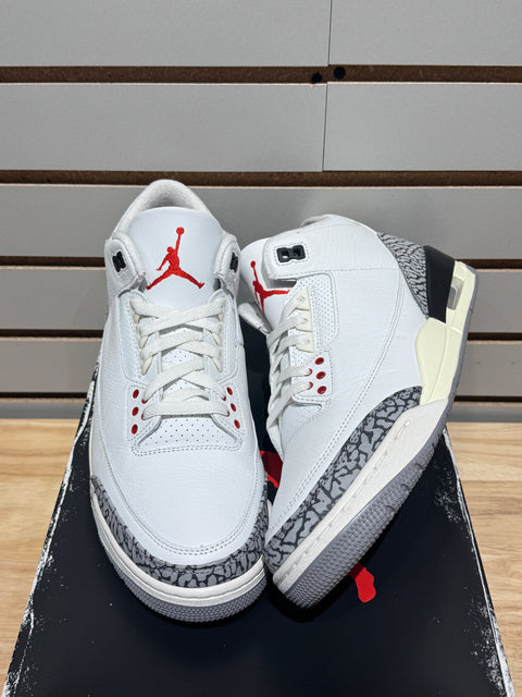 Jordan 3 Retro White Cement Reimagined Sz 10.5