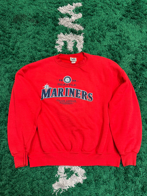 Vintage 1977 Lee Sport Mariners MLB Crewneck Sz XL
