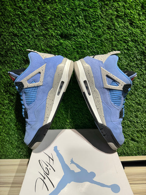 Jordan 4 Retro University Blue Sz 9.5M