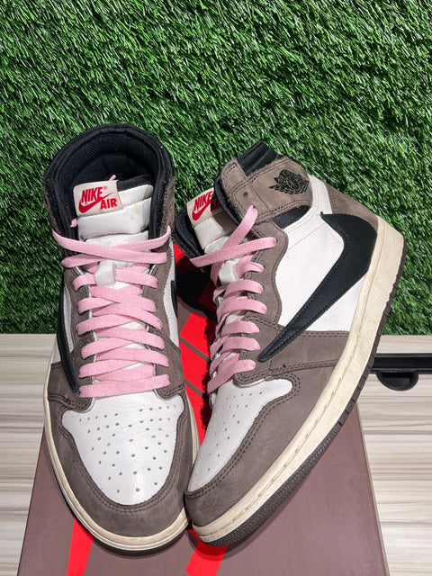 Jordan 1 Retro High OG SP Travis Scott Mocha Sz 10.5