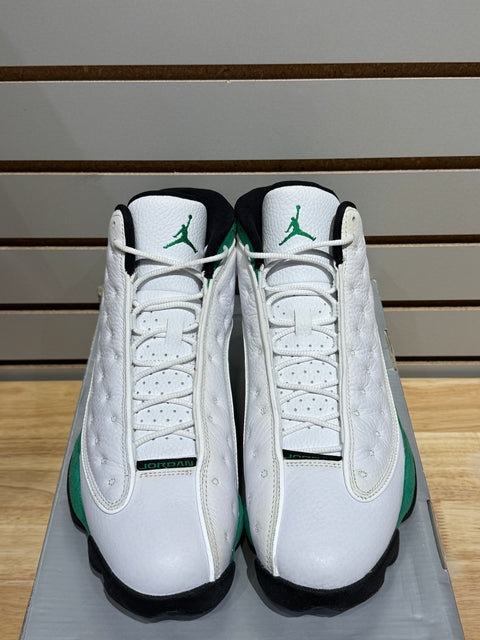 Jordan 13 Retro White Lucky Green Sz 10