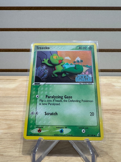 Treecko - EX Pokemon Crystal Guardians (CG) Stamped Promo