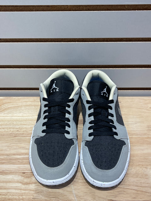 Jordan 1 Low SE Crater Black Grey Sz 10.5