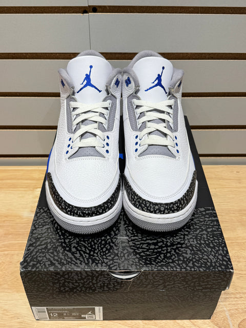 Jordan 3 Retro Racer Blue Sz 12