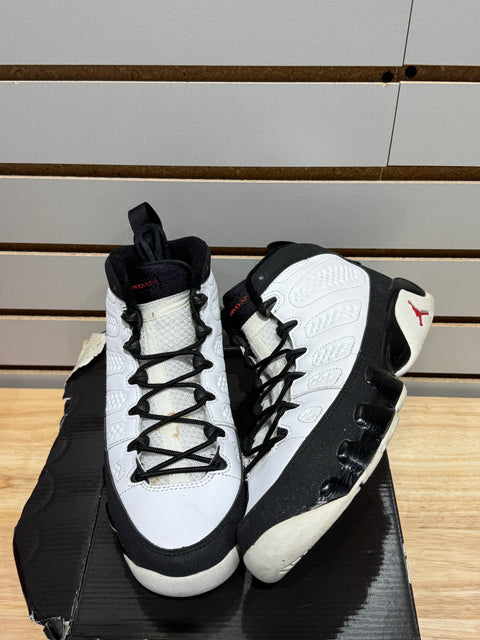Jordan 9 Retro White Black Red (2010) (GS) Sz 6.5Y