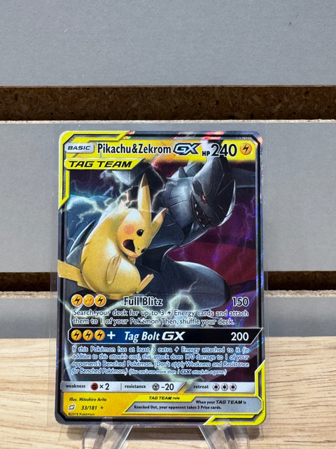 Pikachu & Zekrom GX - SM - Pokemon Team Up (SM9)