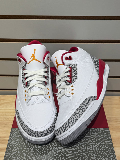 Jordan 3 Retro Cardinal Red Sz 11.5M