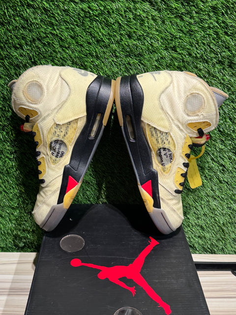 Jordan 5 Retro Off-White Sail Sz 9M