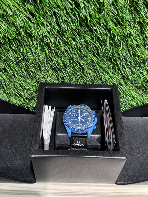 Swatch x Omega Bioceramic Moonswatch Mission to Neptune SO33N100