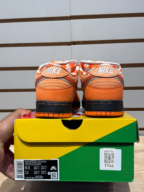 Nike SB Dunk Low Concepts Orange Lobster Sz 9.5