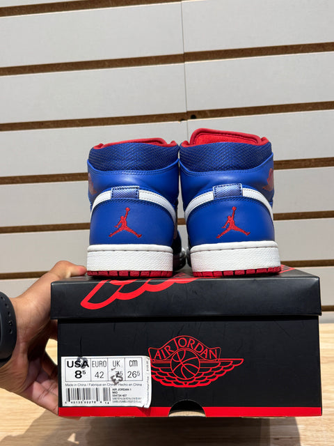 Jordan 1 Mid Detroit Pistons Sz 8.5